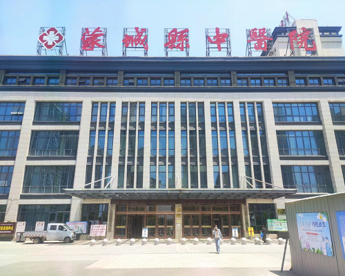 蒙城縣中醫(yī)院（健康碼測溫擺閘）(圖1)